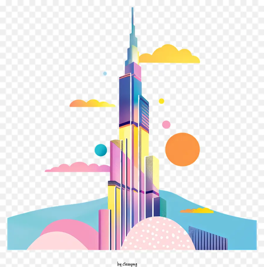 O Burj Khalifa，Skyscraper De Dubai PNG