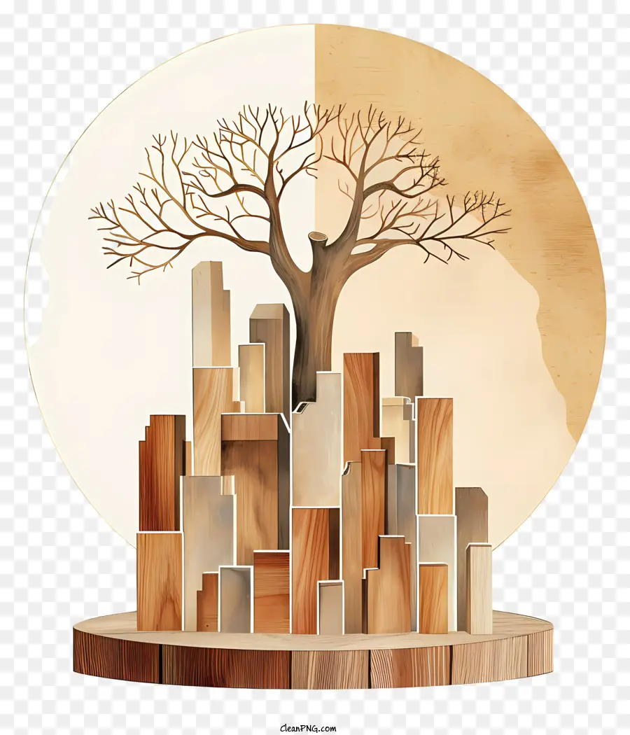 árvore De Arquitetura，Escultura De árvores PNG