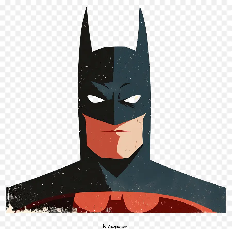 Batman，Traje Vermelho E Preto PNG