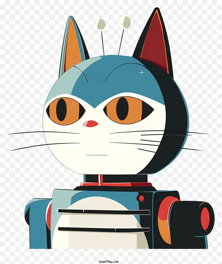 Robô De Gato，Cartoon Robô PNG