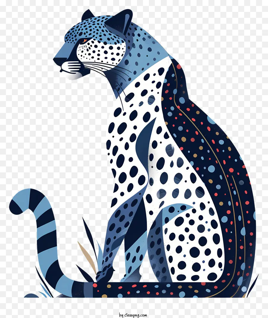 Leopardo Abstrato，Pintura De Leopardo PNG
