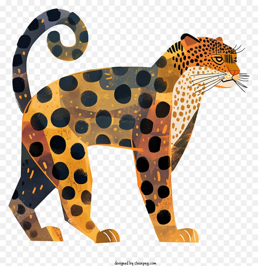 Leopardo Abstrato，Leopard PNG