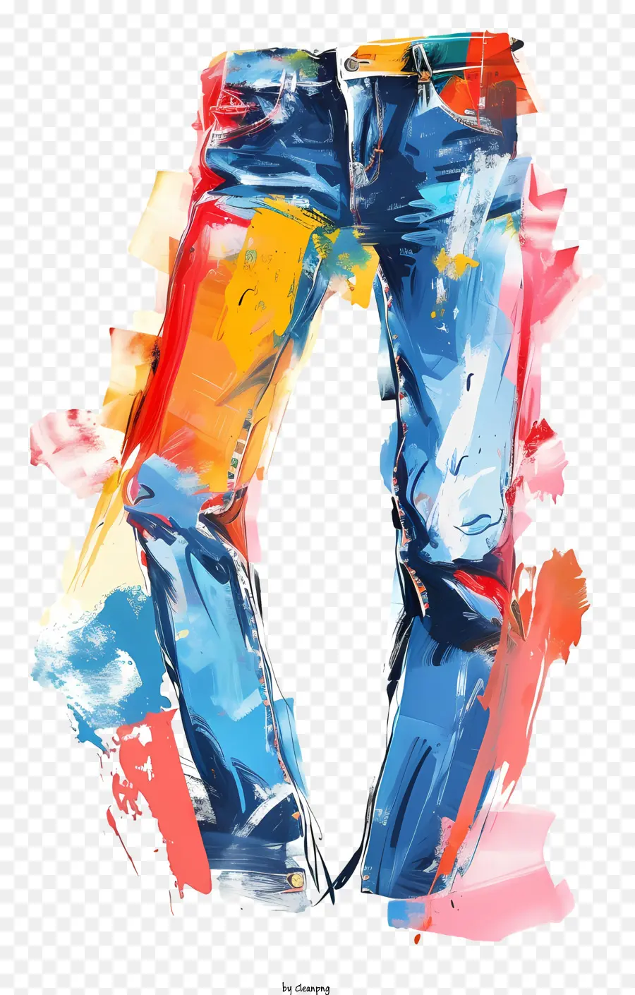 Jeans，Jeans Pintados PNG