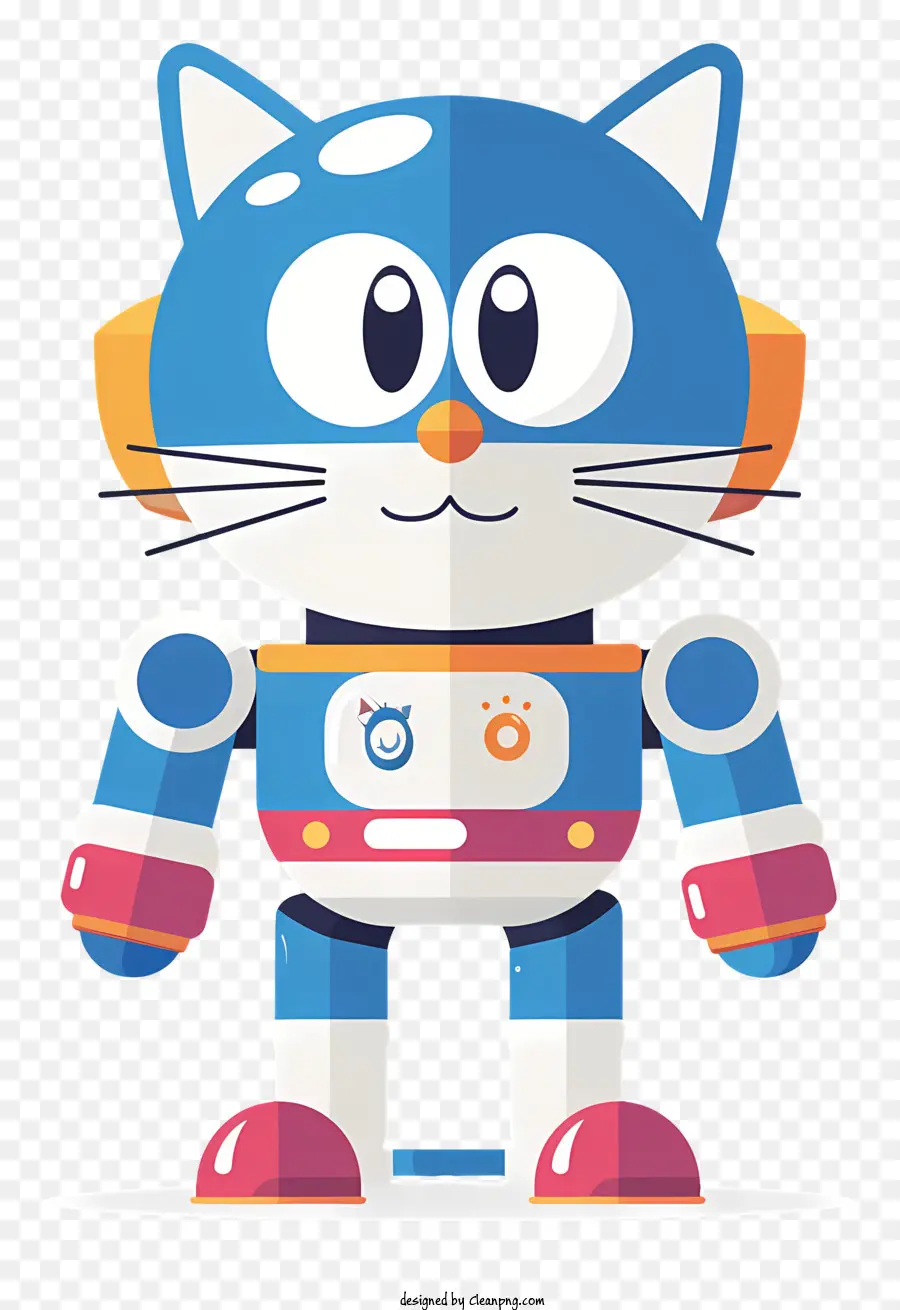 Robô De Gato，Robô Azul PNG