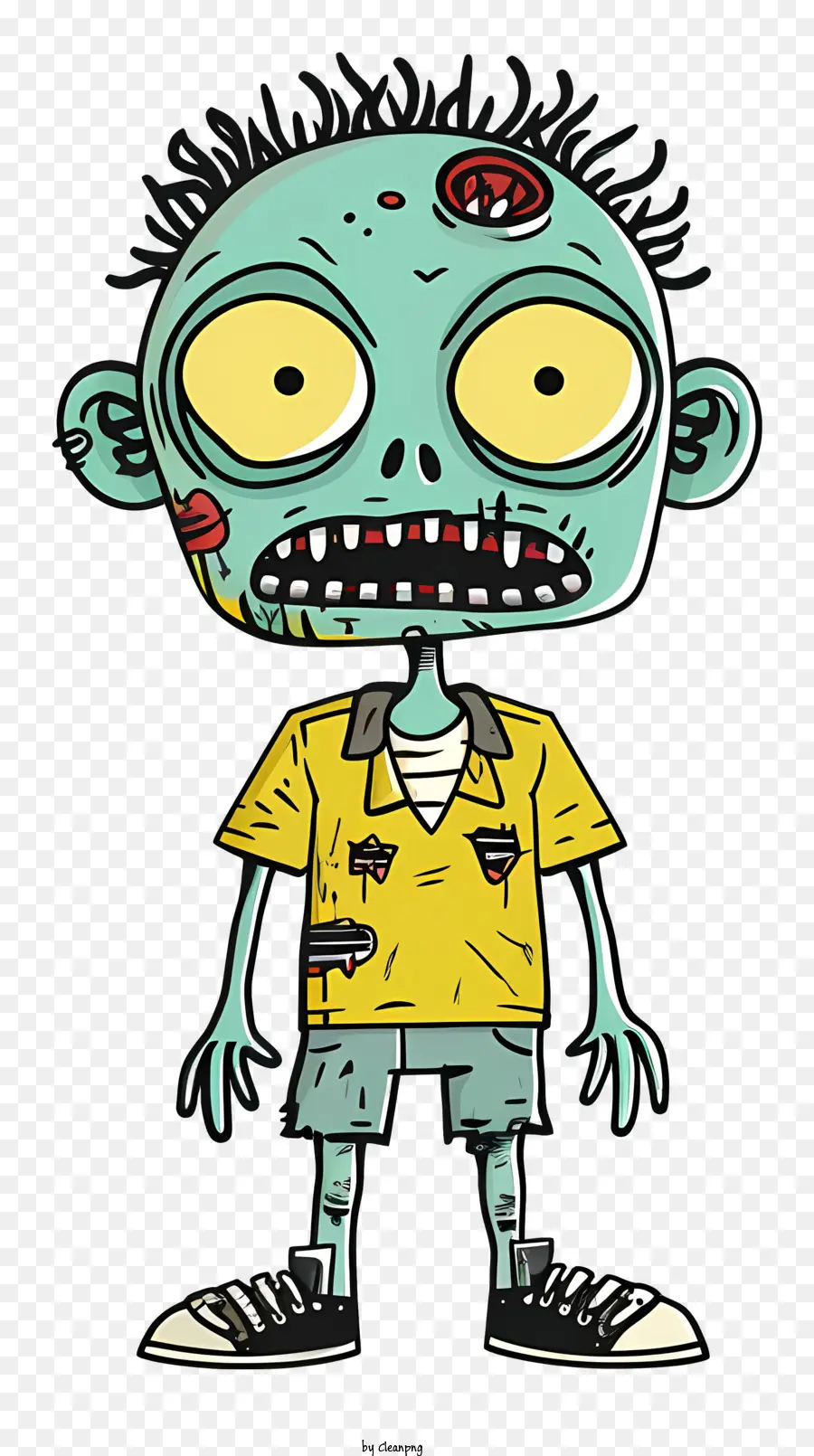 Zombie，Cartoon Zumbi PNG