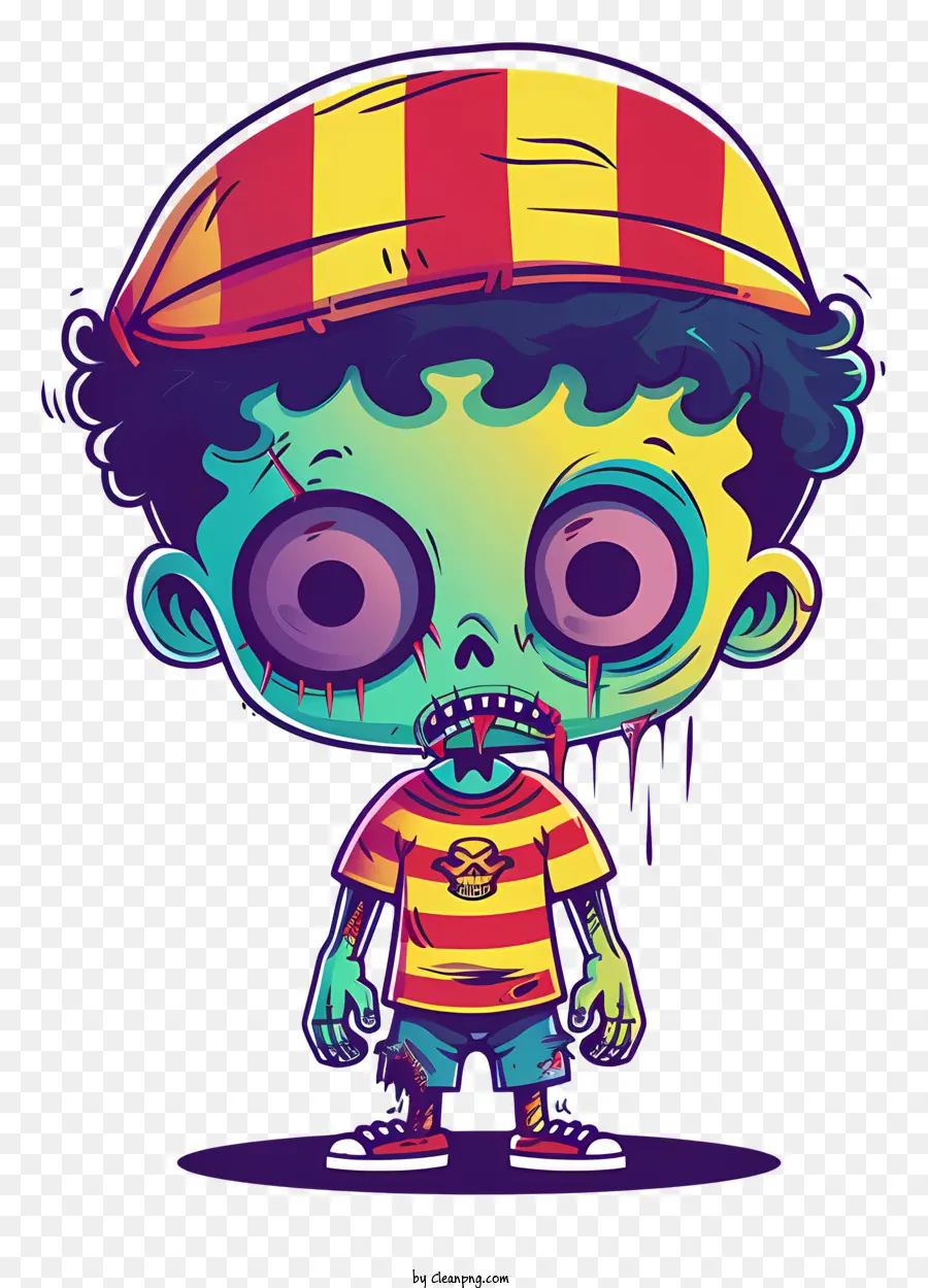 Zombie，Personagem De Desenho Animado PNG