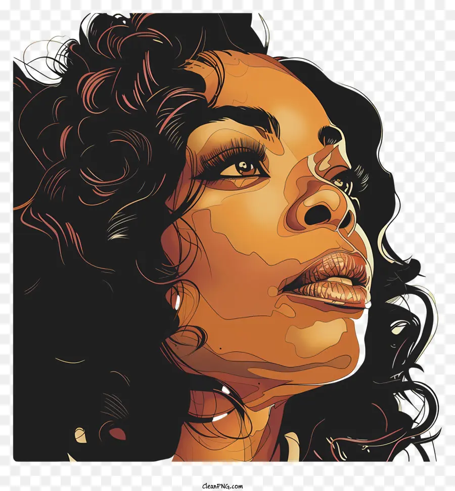 Oprah Winfrey，Pintura Digital PNG