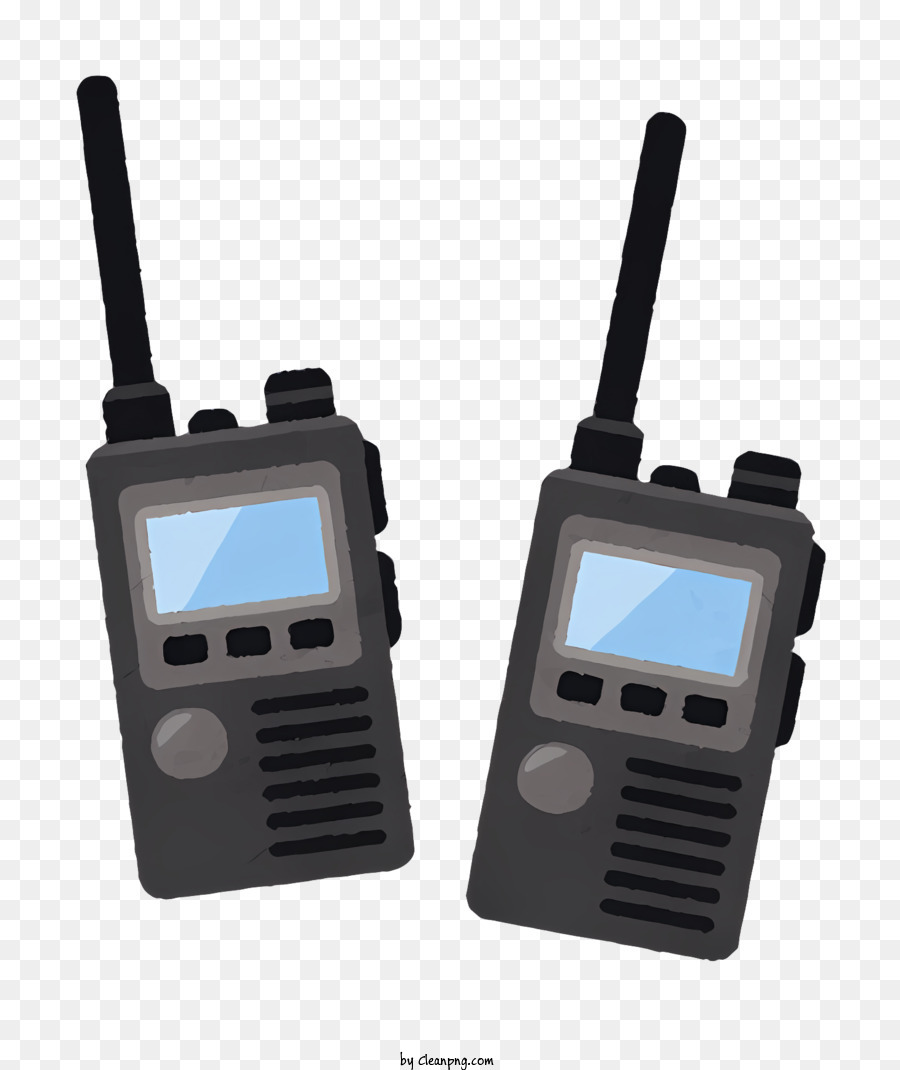 Walkie Talkies Aparelhos De Comunicação Limpar Tela png transparente grátis