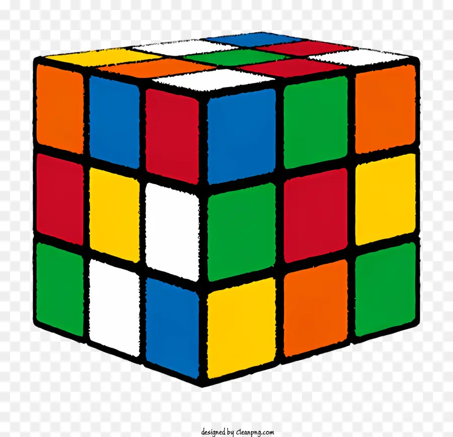 Rubiks Cube，Quebra Cabeça PNG