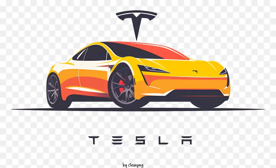 Carro Tesla，Carro Elétrico PNG