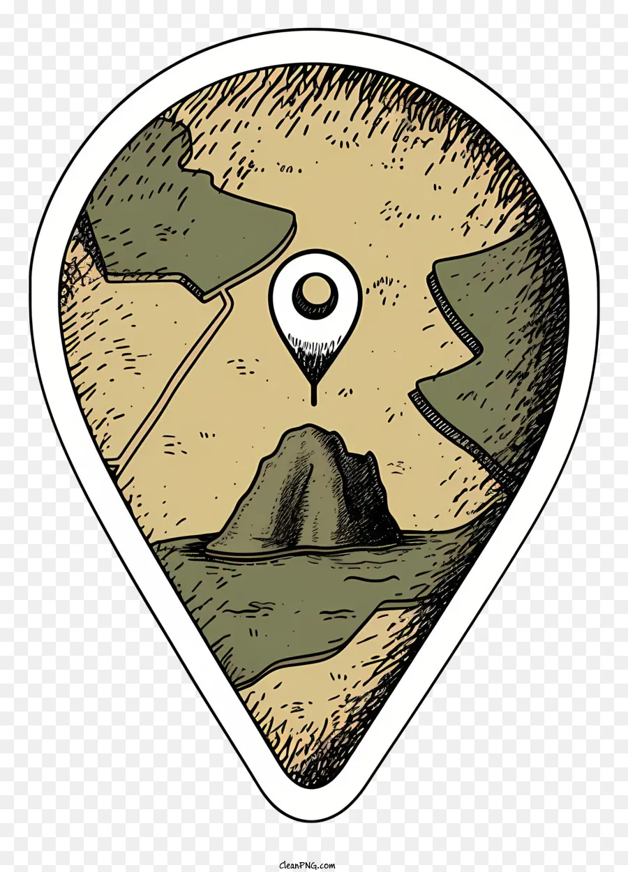 Localização Símbolo，Mapa Pin PNG