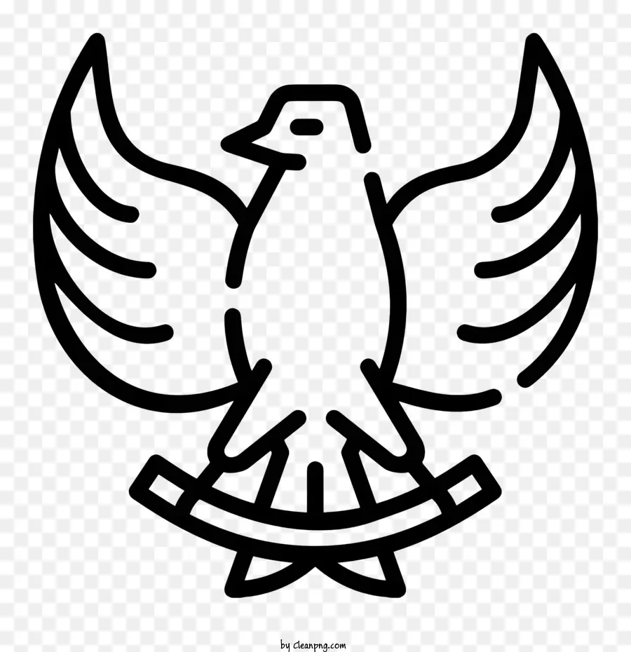 Logotipo Garuda，Pássaro Silhueta PNG