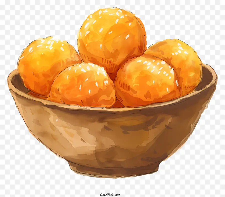 Laddu，Bolas Laranja PNG