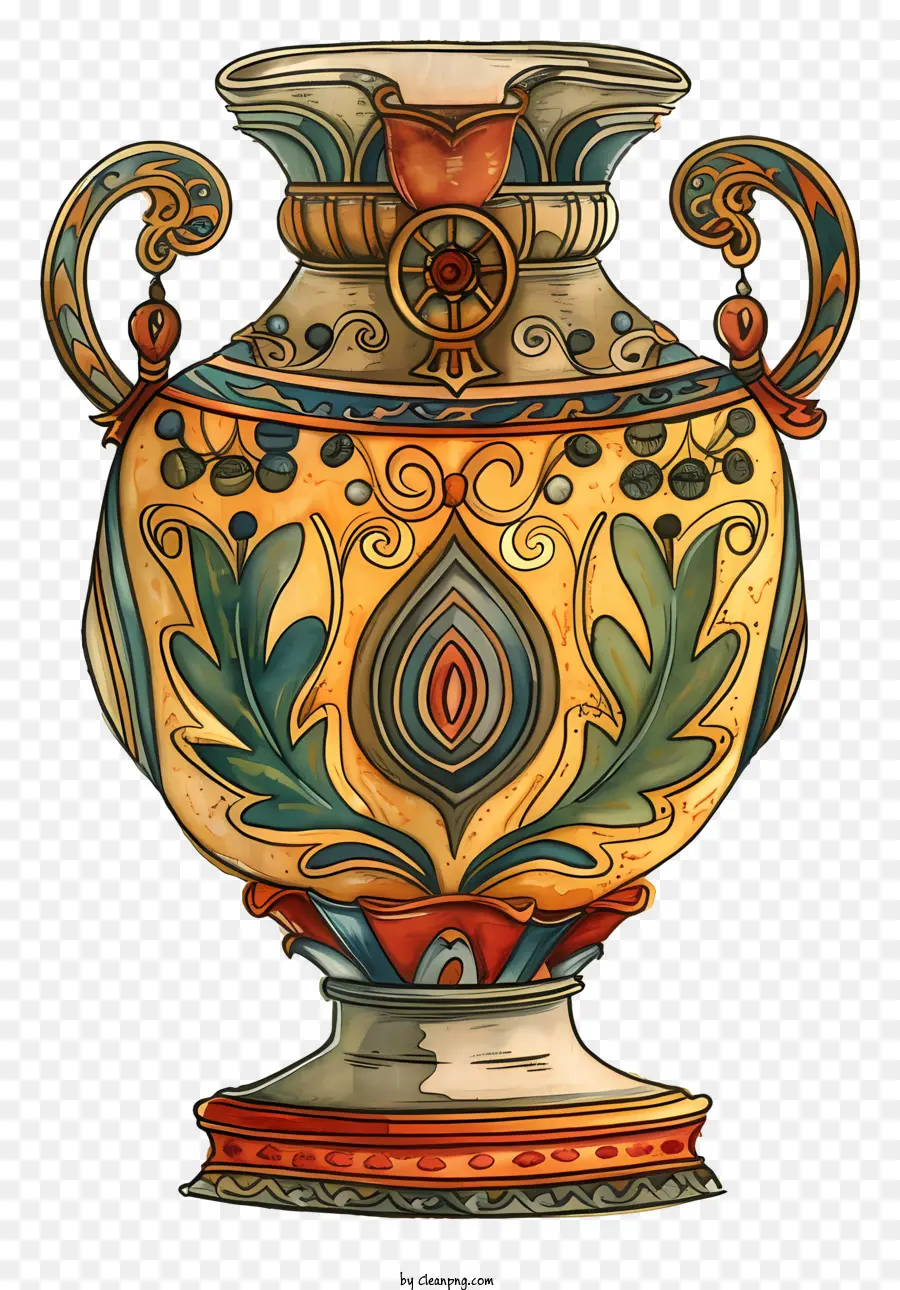 Vaso Romano，Vaso Decorativo PNG