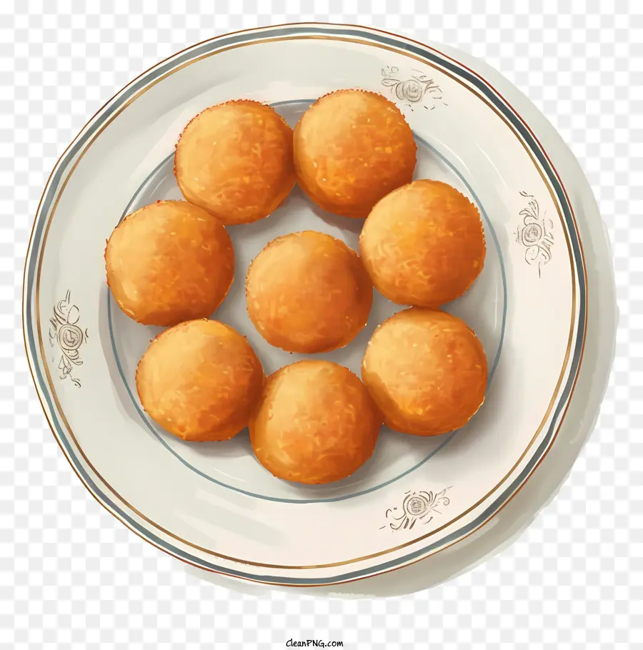 Laddu，Bolas Fritas PNG