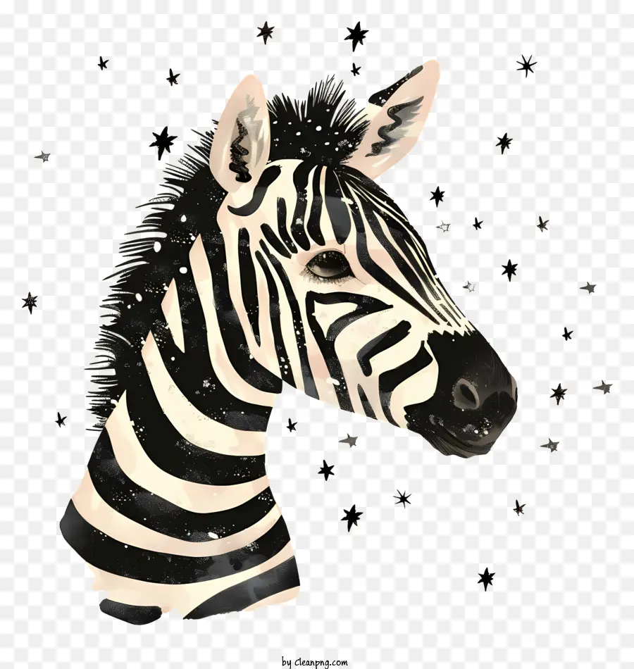 Zebra，Inclinação Da Cabeça PNG