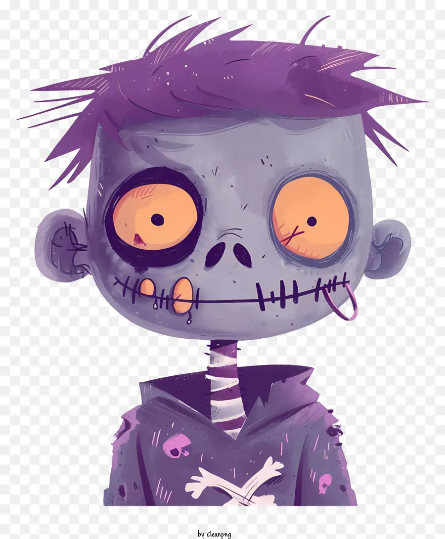 Zombie，Representação De Desenho Animado PNG