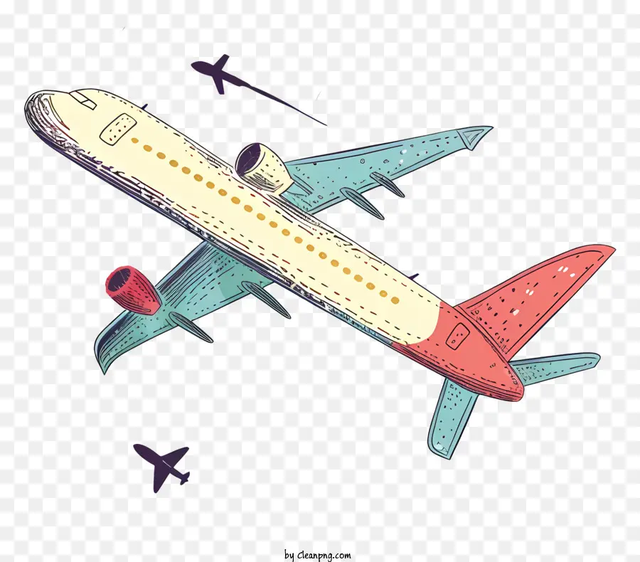 Cartoon Avião，However PNG