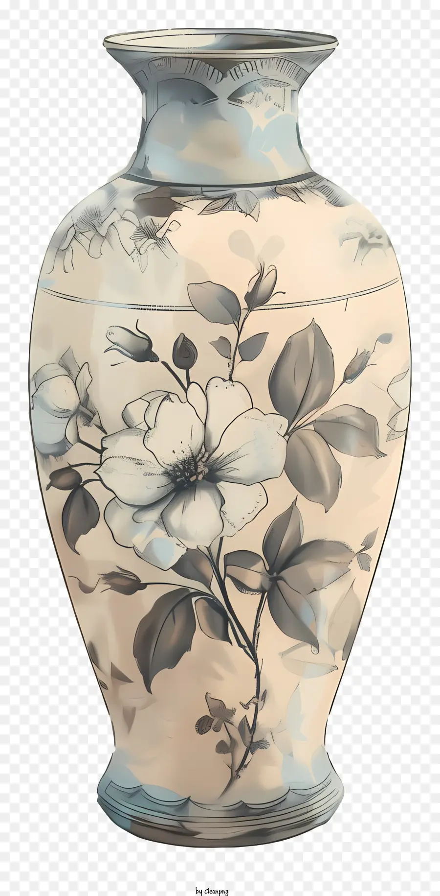 Vaso，Design Floral PNG