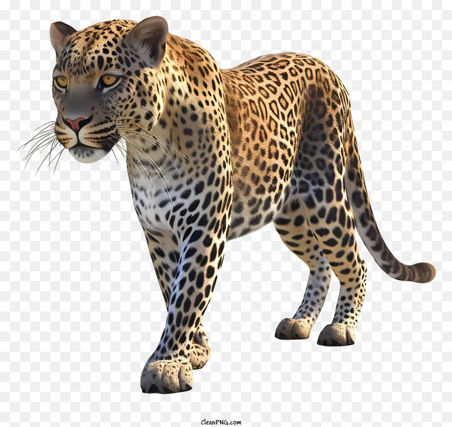 Leopard，Animais PNG