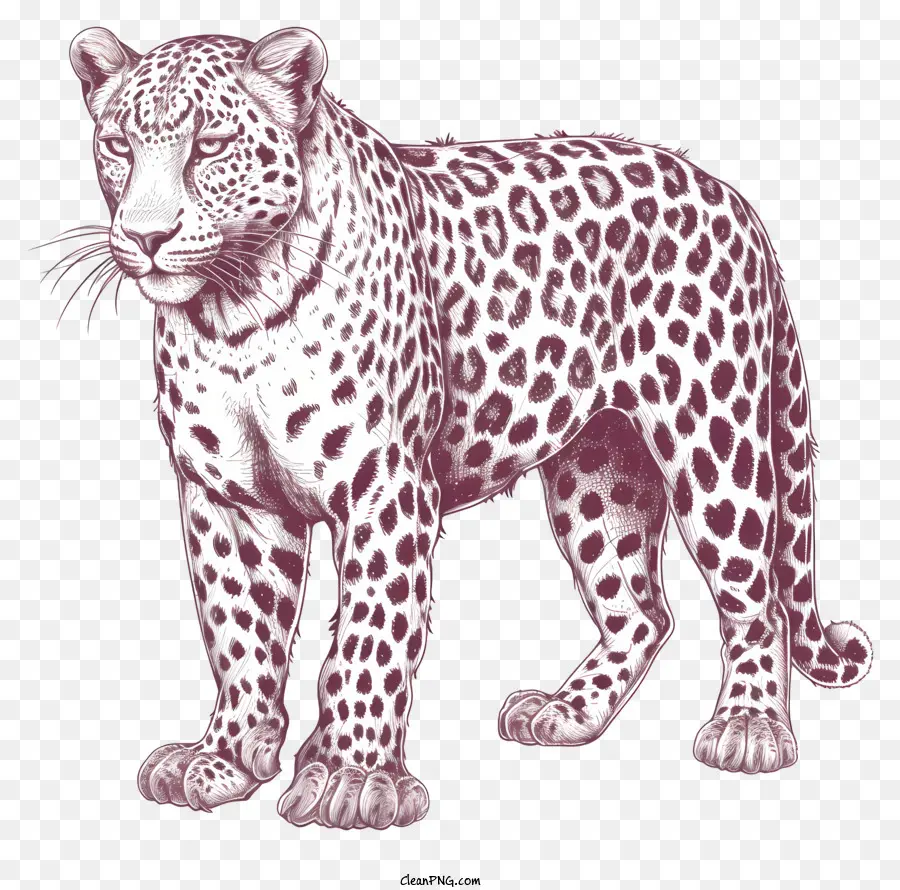 Leopard，Desenho De Leopardo PNG