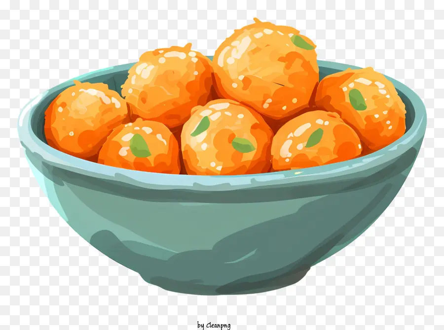 Laddu，Nozes Fritas Crocantes PNG