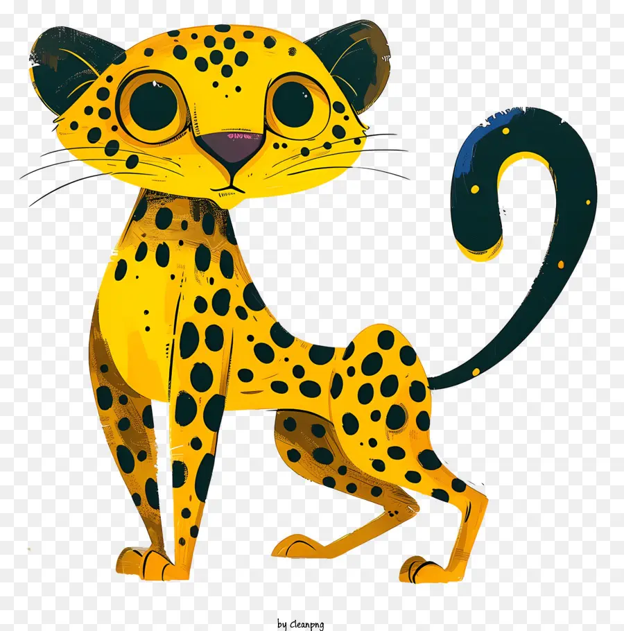 Leopardo Abstrato，Desenho De Leopardo PNG