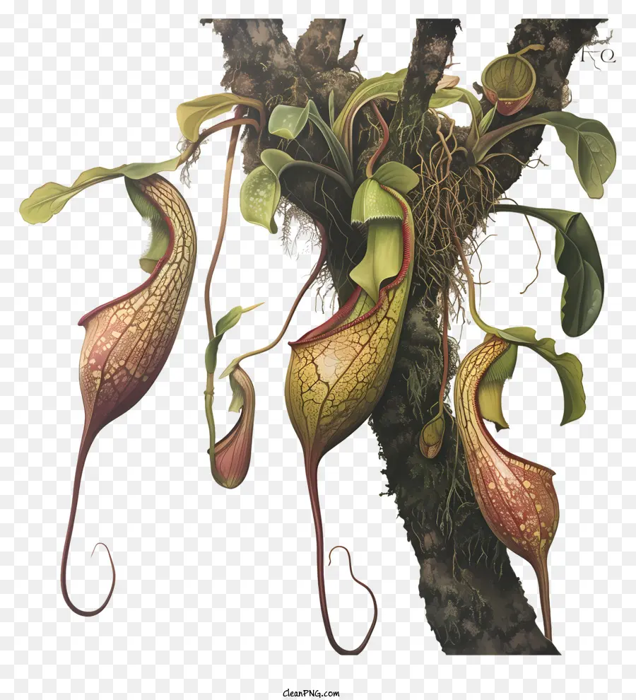 Nepenthes，Plantas De Arremessador PNG