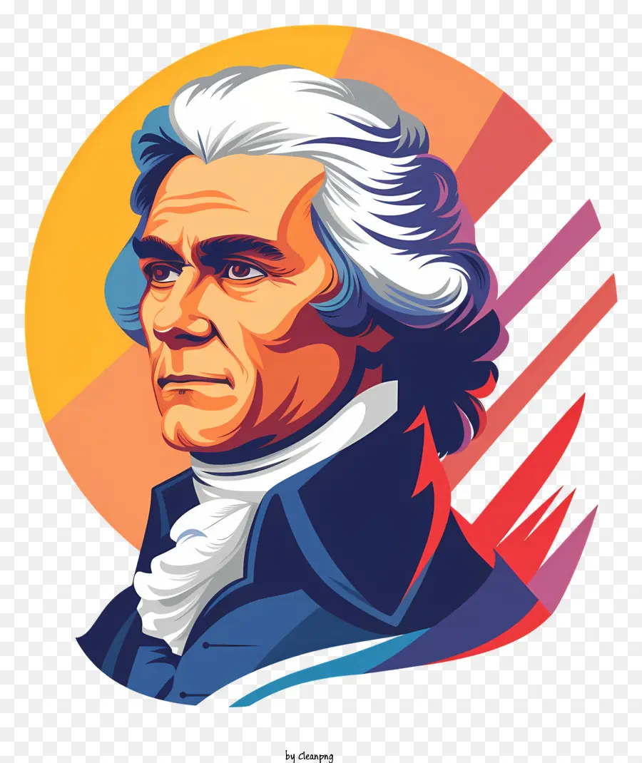 Thomas Jefferson，Retrato PNG