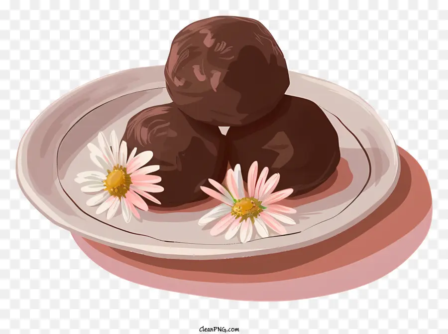 Laddu，Bola Coberta De Chocolate PNG