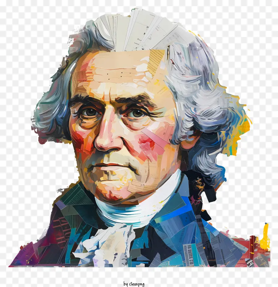 Thomas Jefferson，O Presidente Retrato PNG