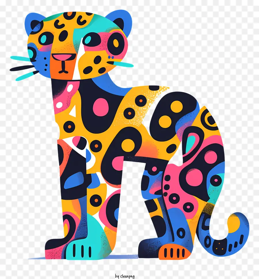 Leopardo Abstrato，Leopardo PNG