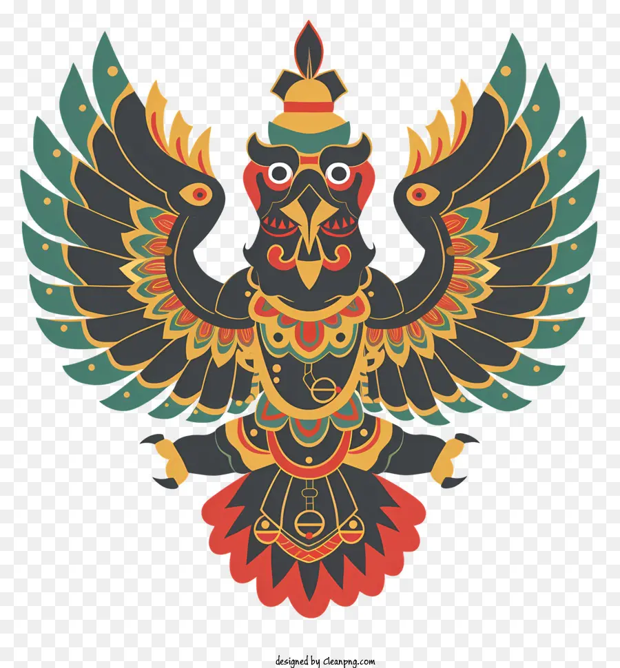 Garuda，Vintage Pássaro PNG