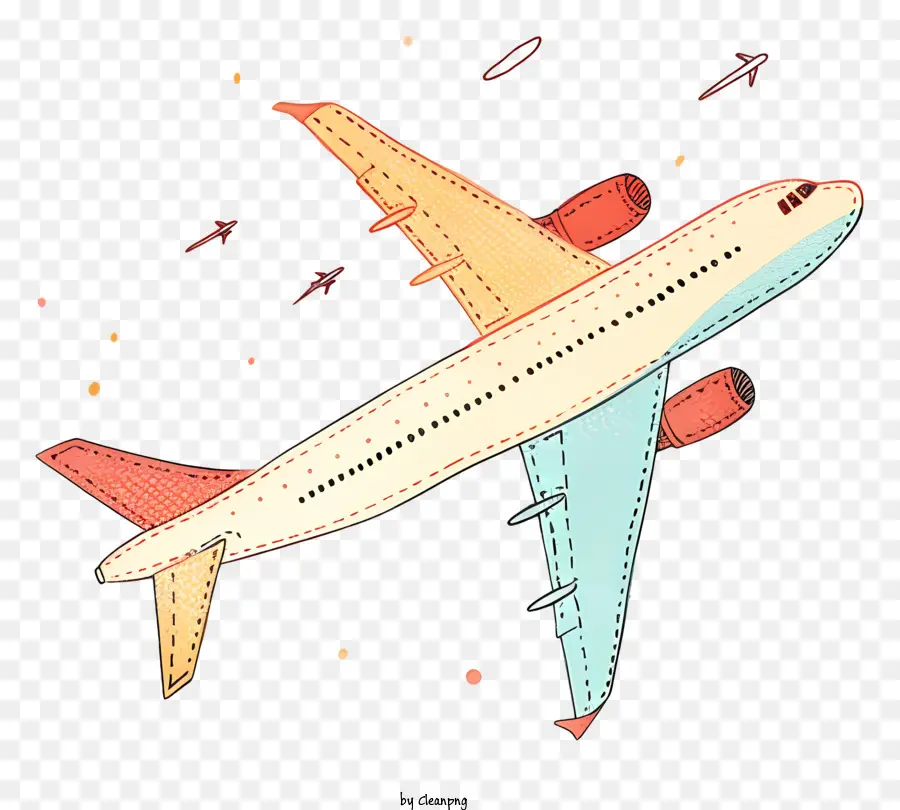 Cartoon Avião，De Avião PNG