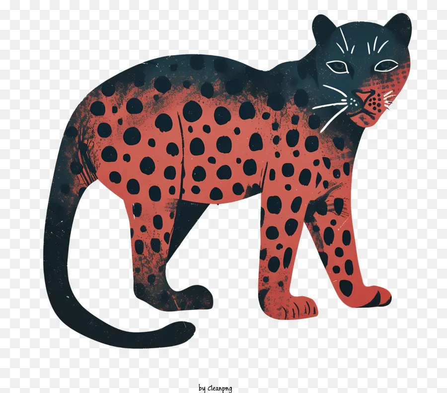 Leopardo Abstrato，Leopardo PNG