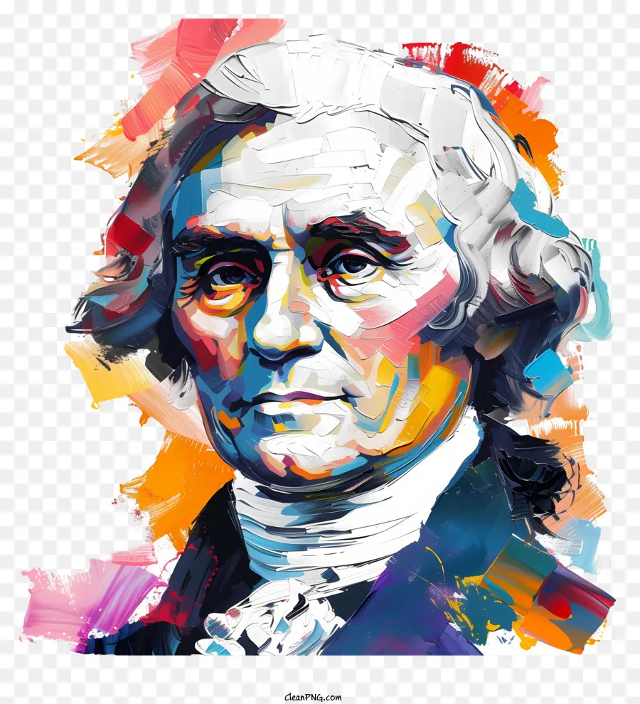Thomas Jefferson，Presidente George Washington PNG