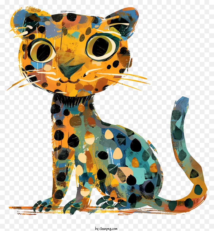 Leopardo Abstrato，Leopard PNG