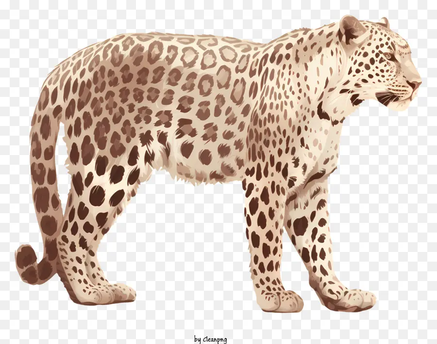 Leopard，Pernas Traseiras PNG