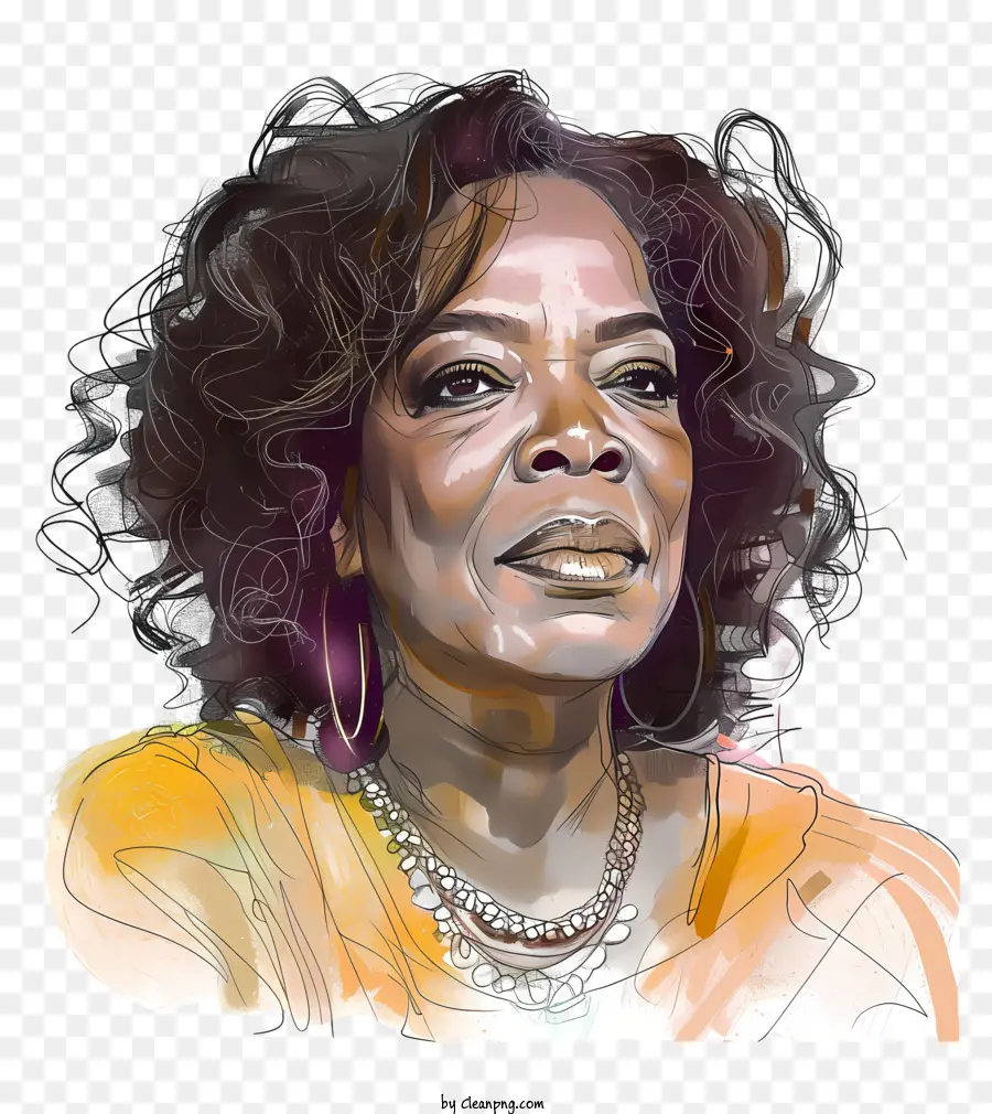 Oprah Winfrey，Pintura PNG