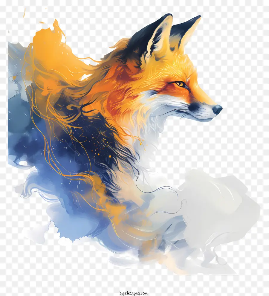 Fox，Fox Pintura PNG