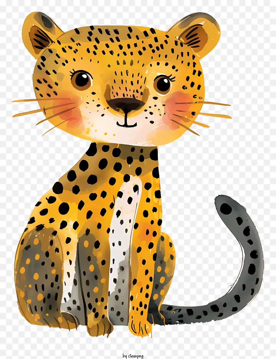 Leopardo Abstrato，Filhote De Leopardo PNG