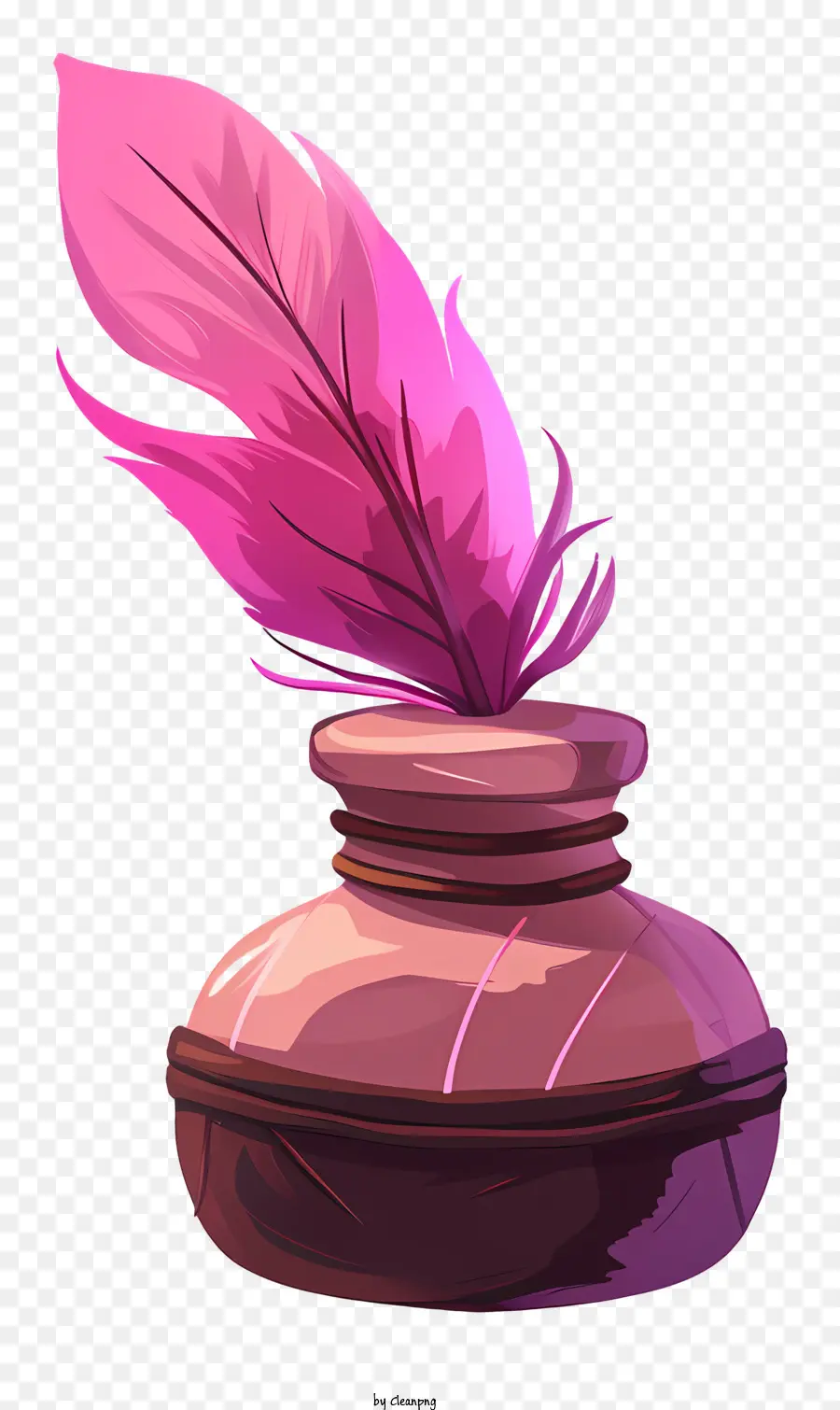 Quill Inkwell，A Garrafa De Tinta PNG