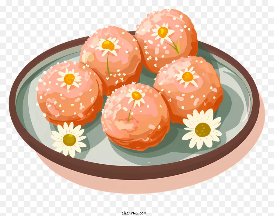 Laddu，Bolos De Açúcar PNG