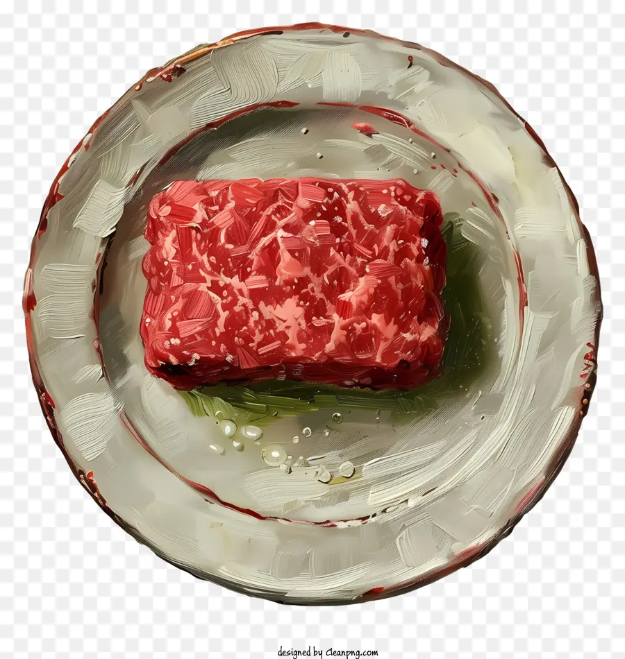 Steak Tartare，Pintura De Bife De Carne PNG