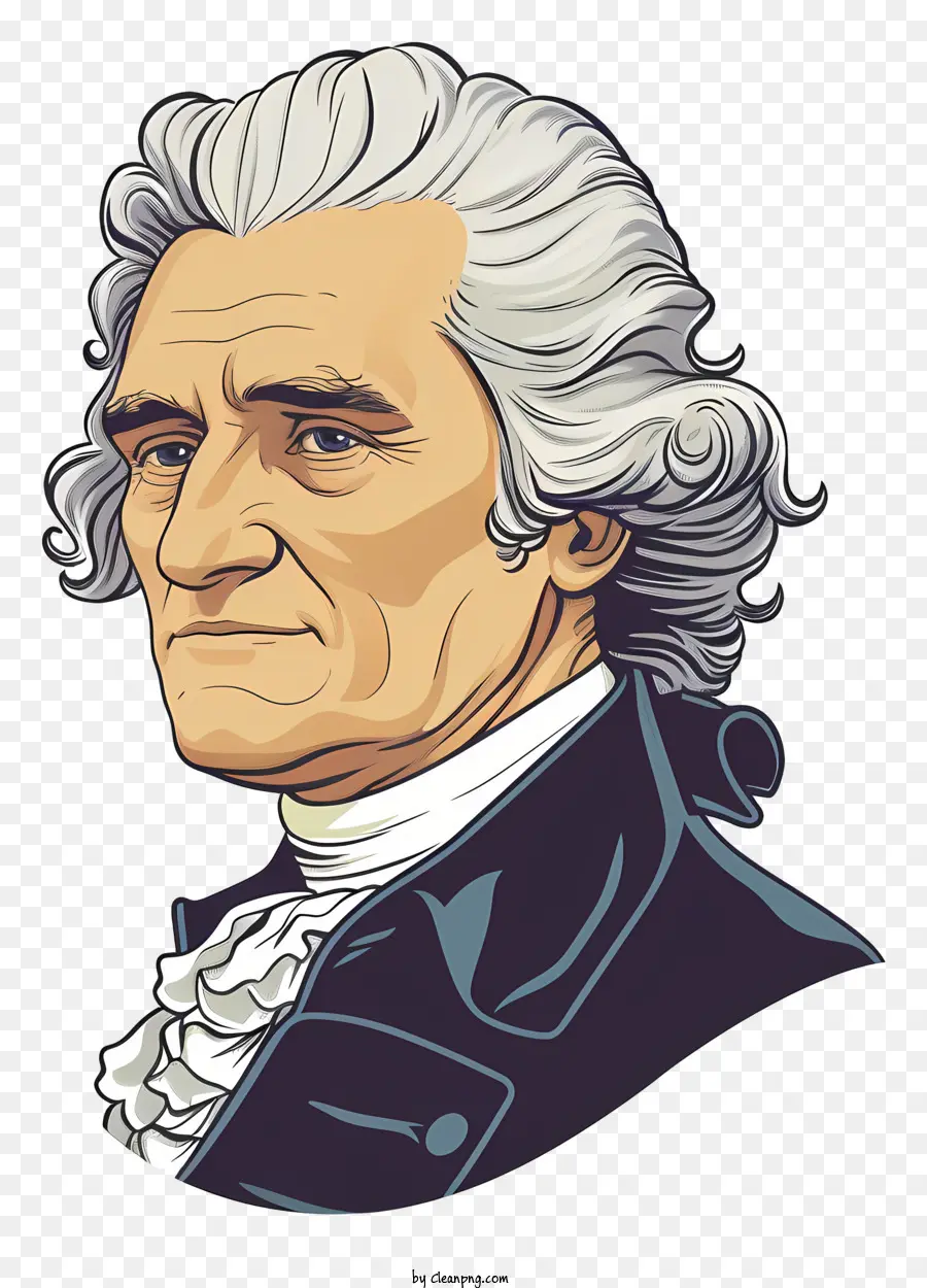 Thomas Jefferson，Homem De Terno Preto PNG