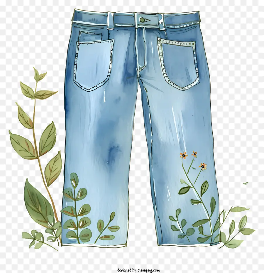 Calças De Brim，Denim PNG