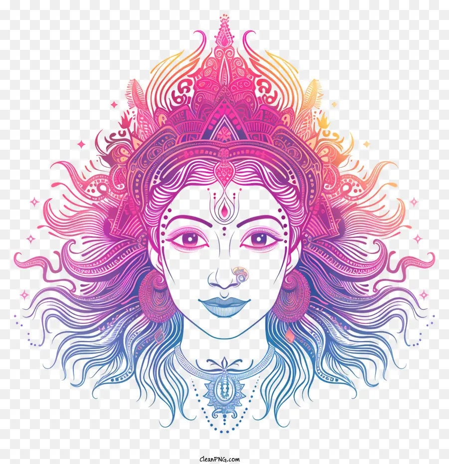 Deusa Hindu，Deusa Indiana PNG