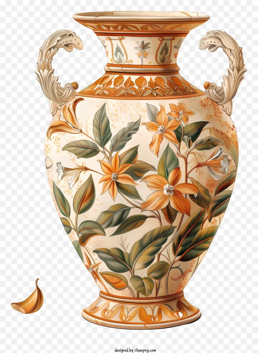 Vaso Romano，Vaso Ornamentado PNG