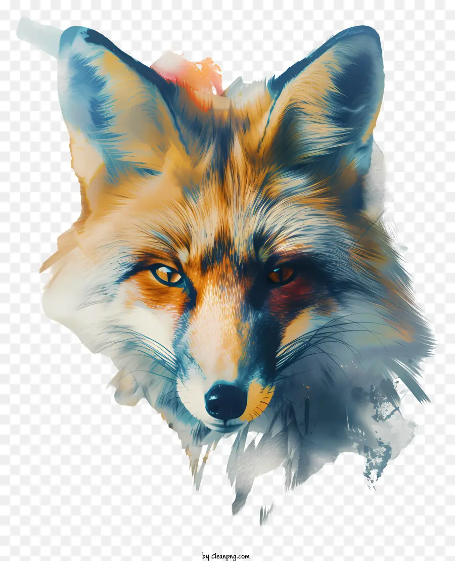 Fox，Pintura Em Aquarela Fox PNG