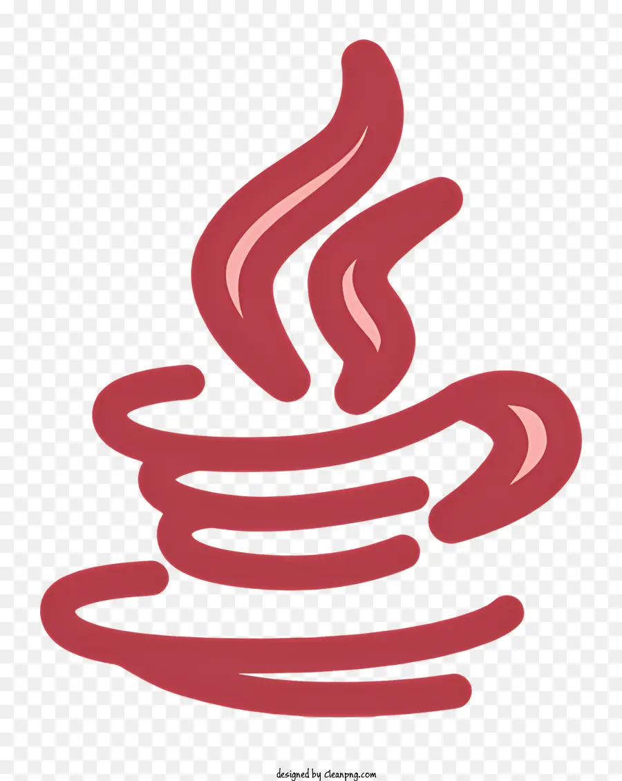 Logotipo Java，Xícara De Café Vermelha PNG